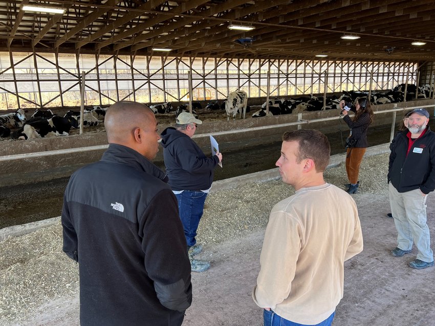 Rep. Antonio Delgado recently visited a Delaware County dairy farm. “New York dairy farmers do so much to support our local economies and communities by providing milk and nutritious dairy products to folks across the state,” he said.